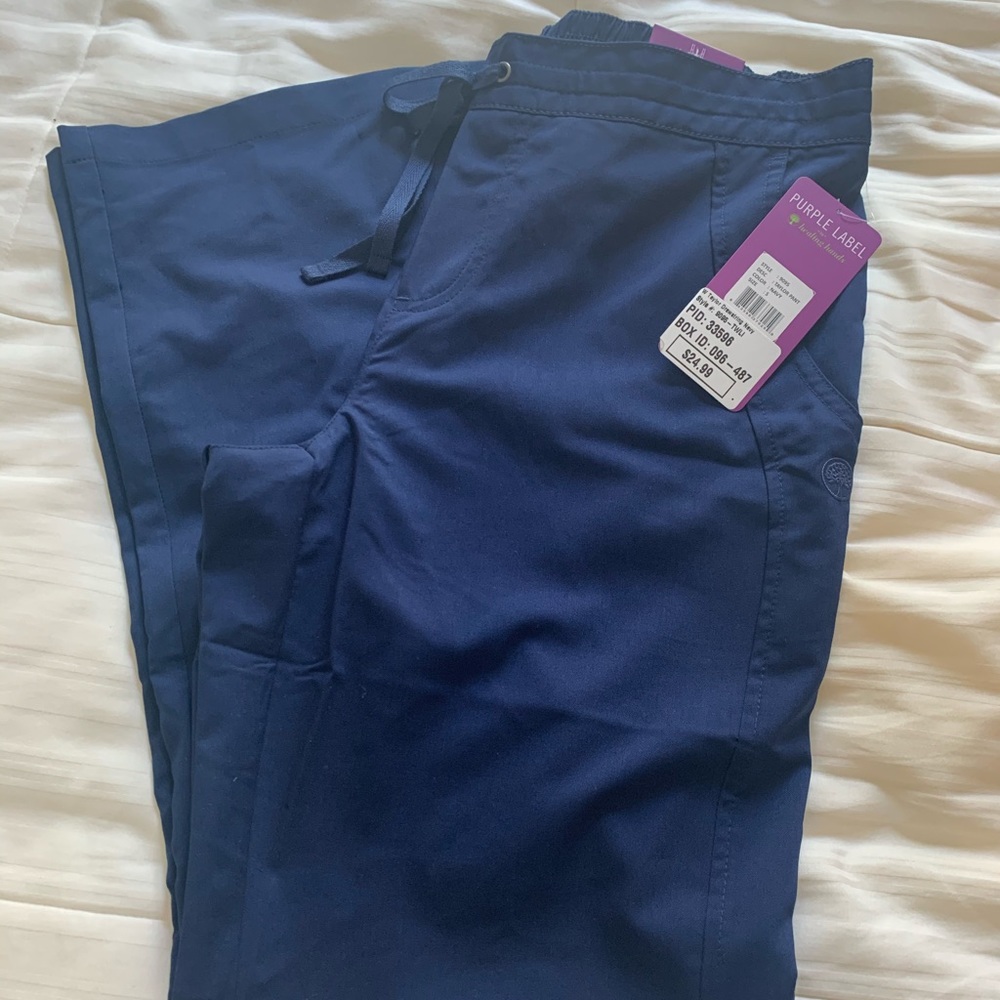 Purple Label Navy Scrub Set